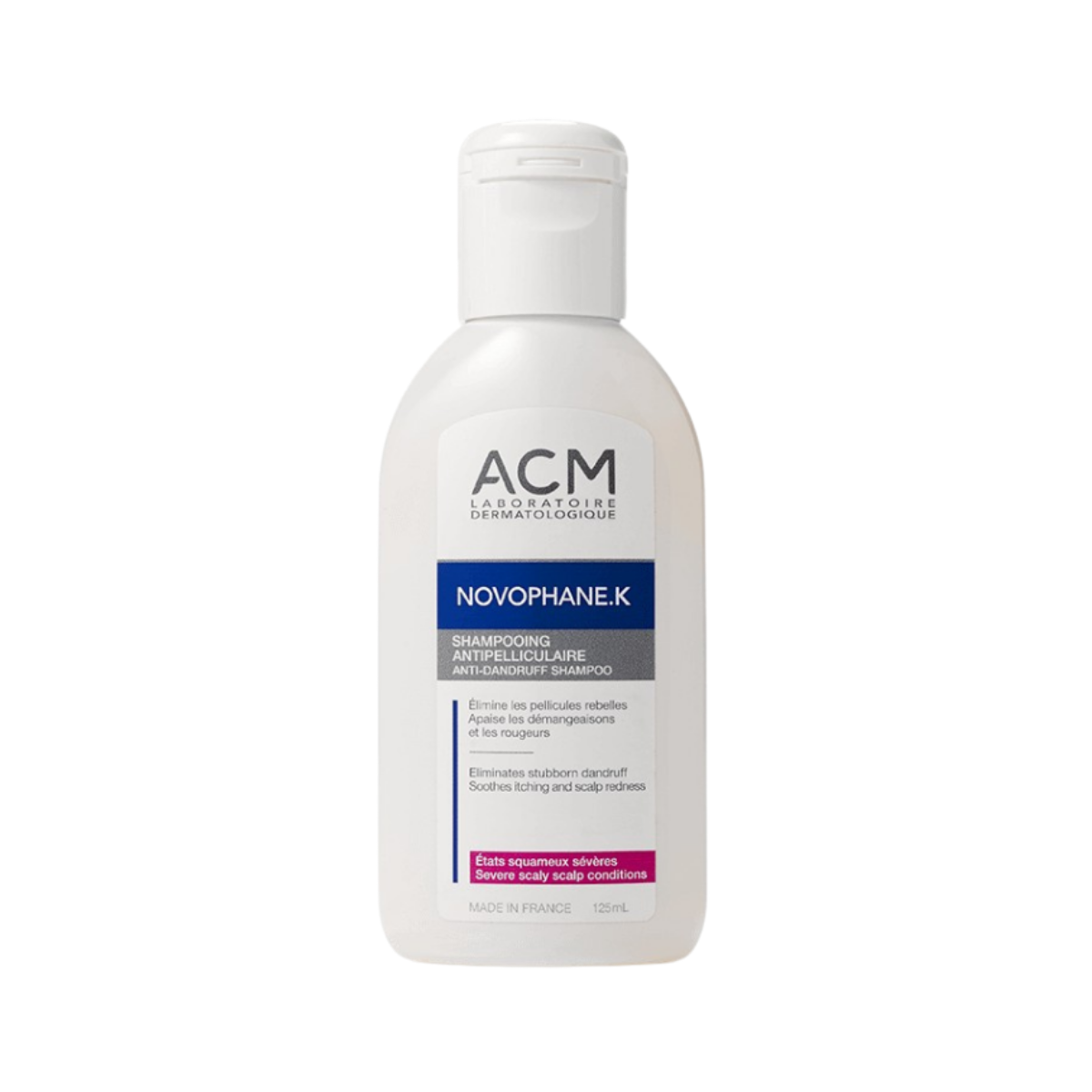 ACM Novophane K Shampoing Pellicules Sévères 125 ML