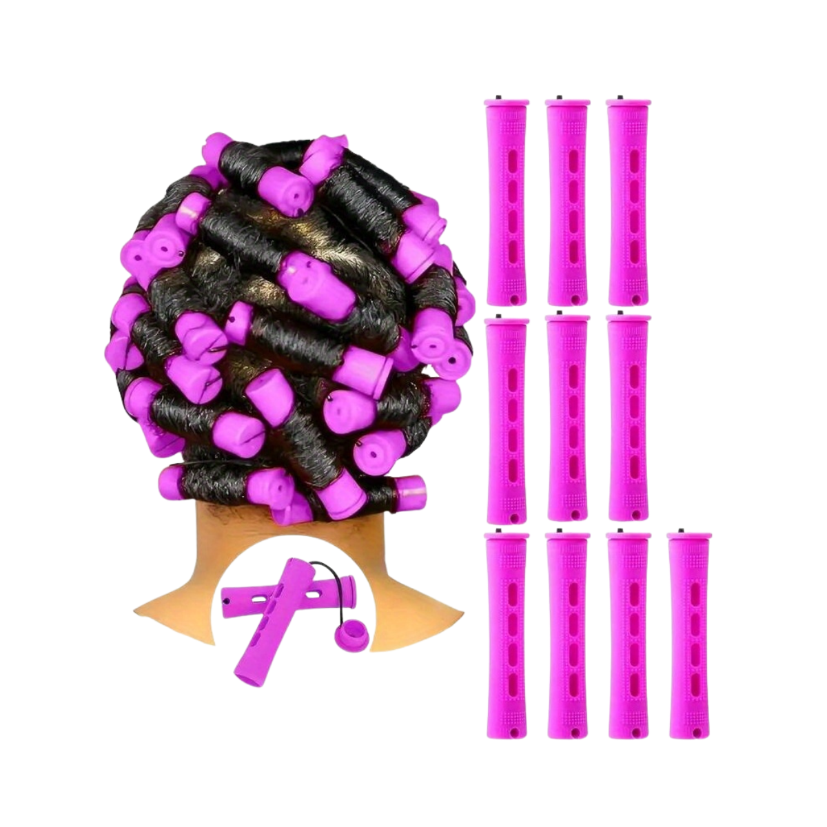 Bigoudis pour ondulations à froid