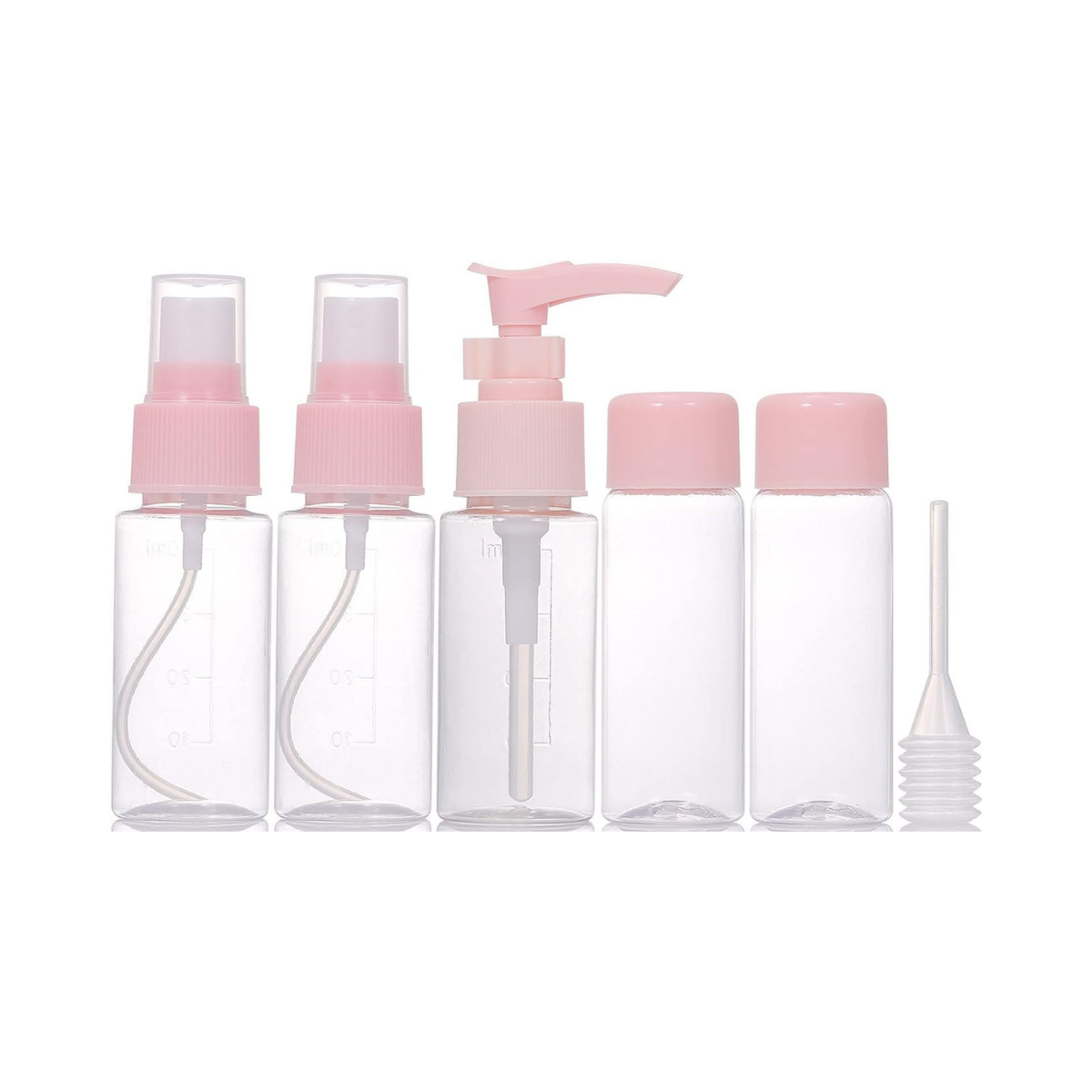 Kit voyage 5 pcs ensemble de bouteilles rechargeables