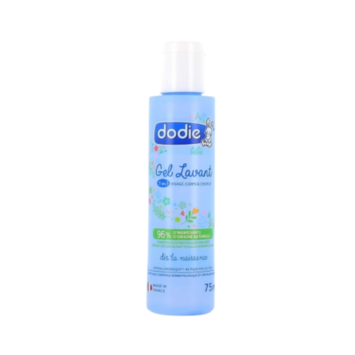 DODIE GEL LAVANT 3EN1 VISAGE CORPS ET CHEVEUX 500 ML