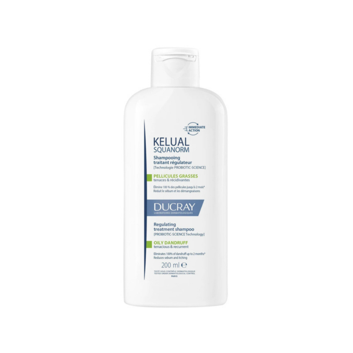 Ducray Squanorm Shampooing Antipelliculaire pellicules grasses 200ML