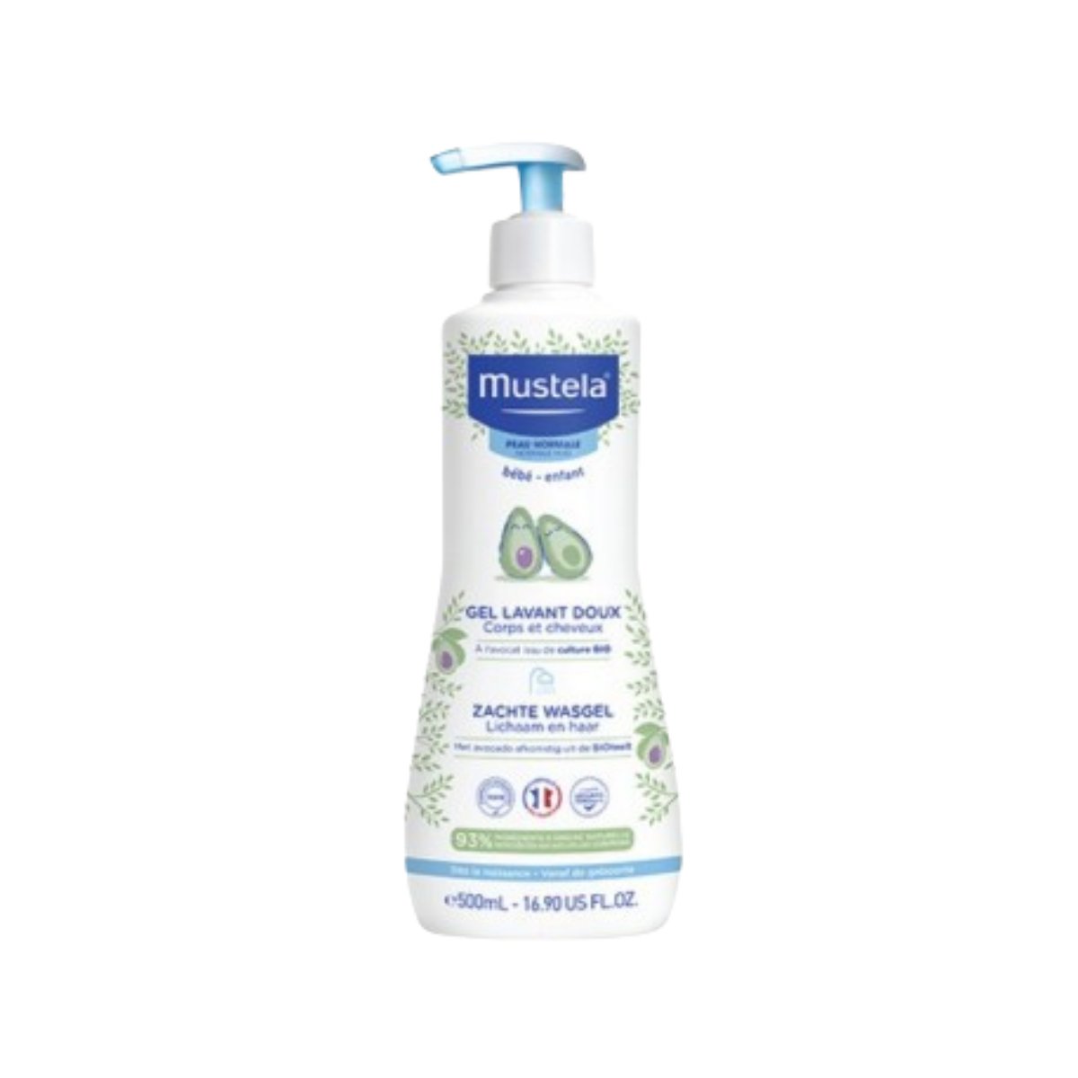 MUSTELA GEL LAVANT DOUX 500ML