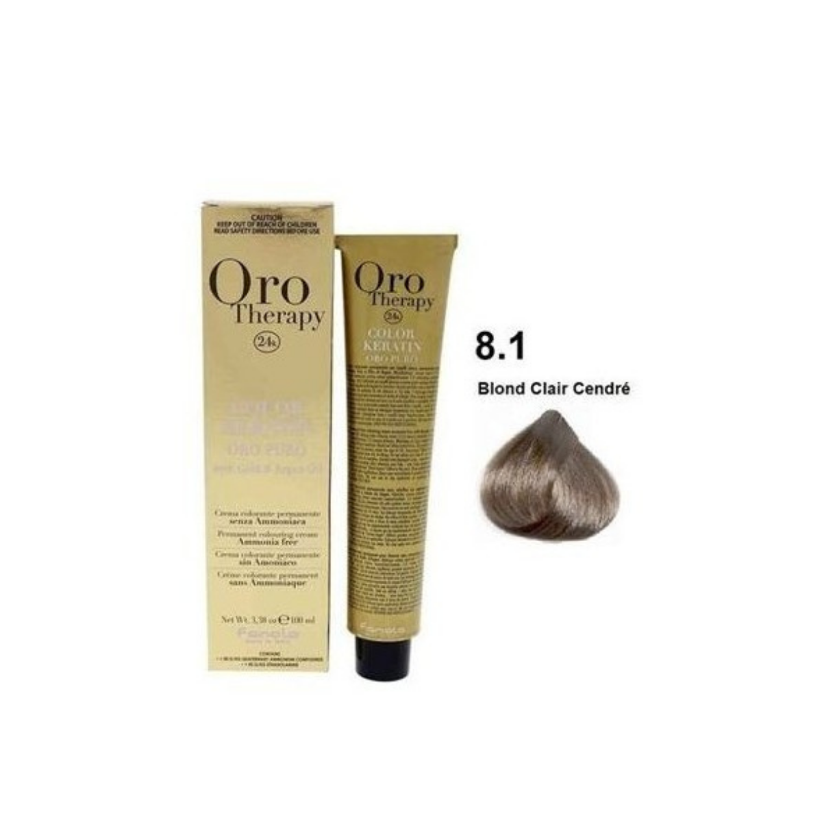 Oro Therapy Coloration Sans Ammoniaque 8.1