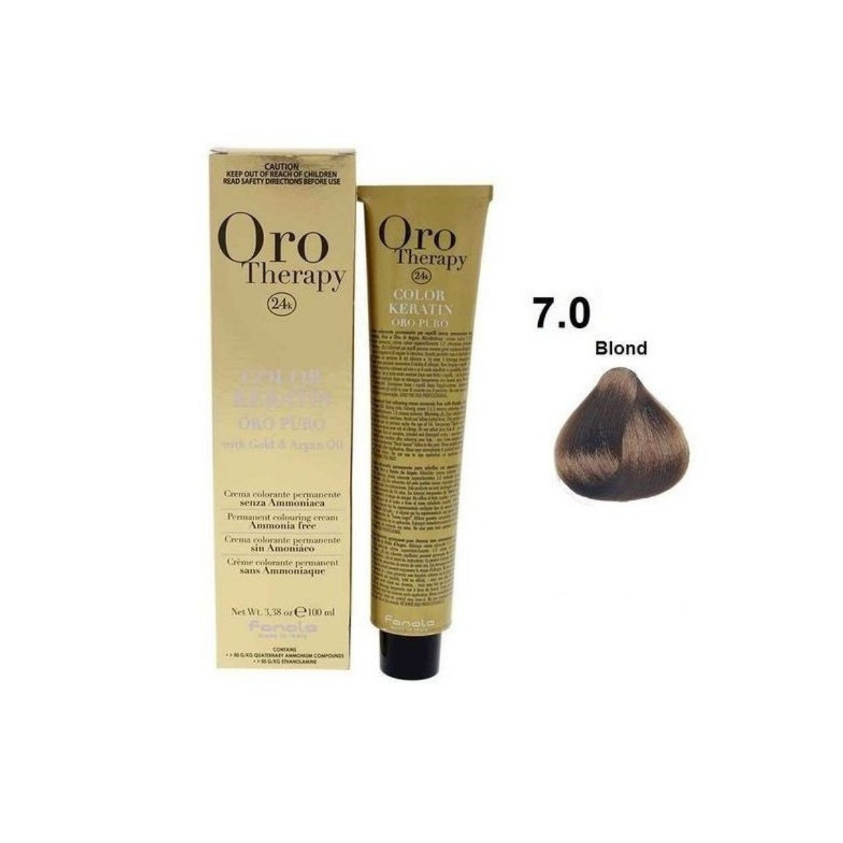 Oro Therapy Coloration sans ammoniaque 7.0