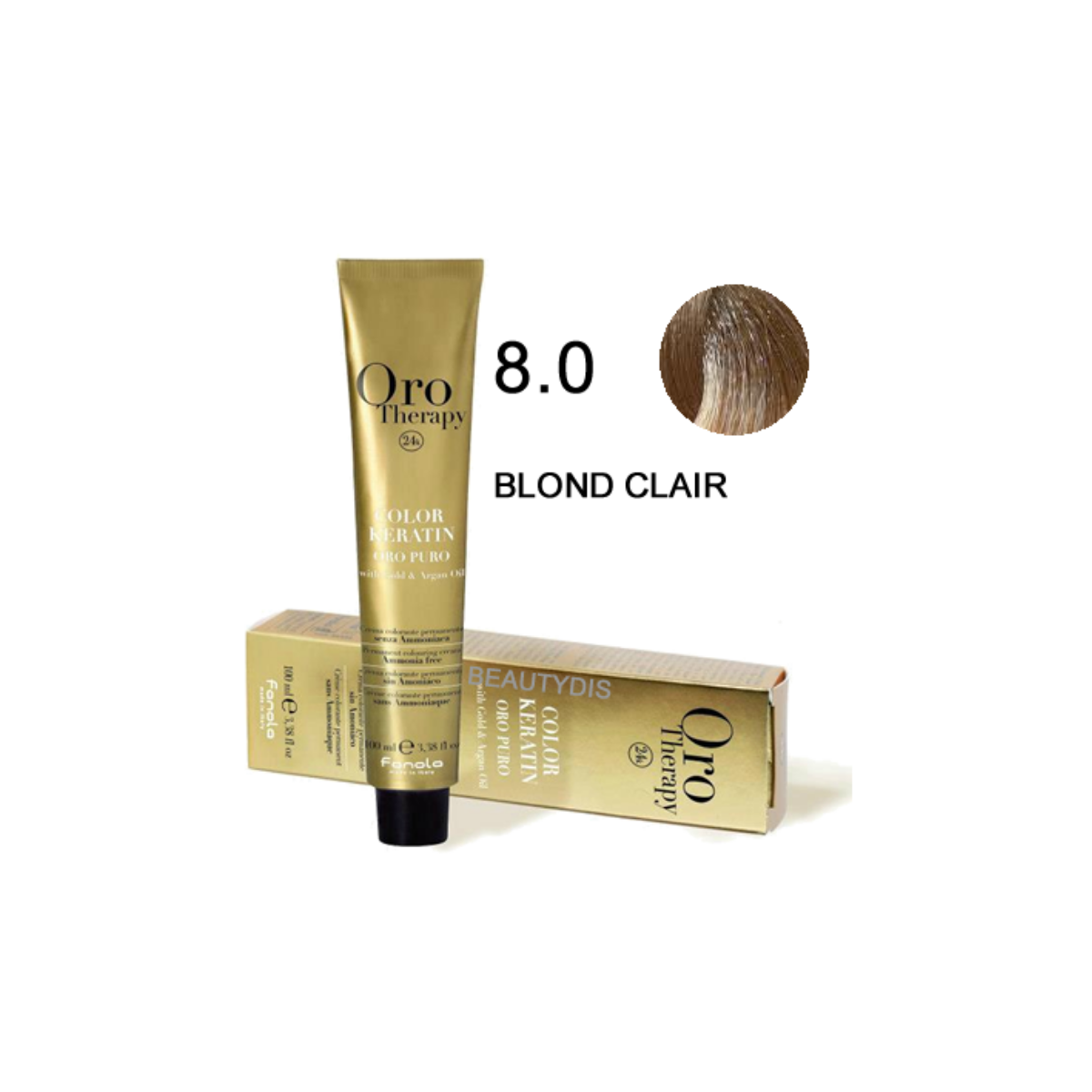 Oro Therapy Coloration sans ammoniaque 8.0