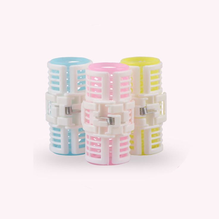 Rouleaux auto-adhésifs cheveux avec clips