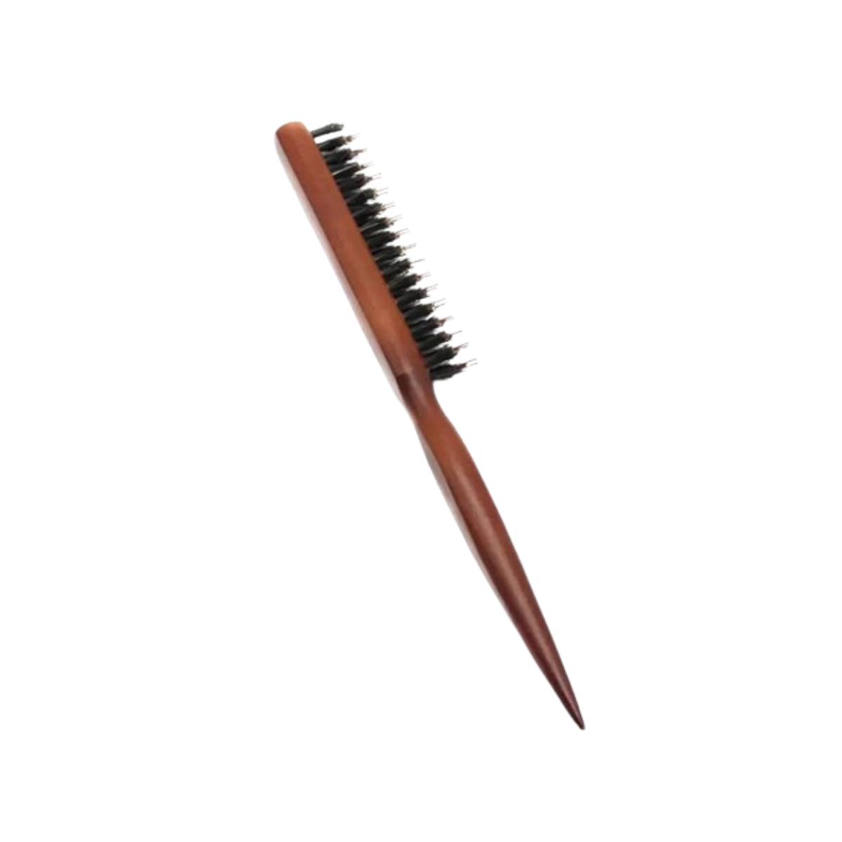 Peigne à ligne fine en bois et en poils de sanglier