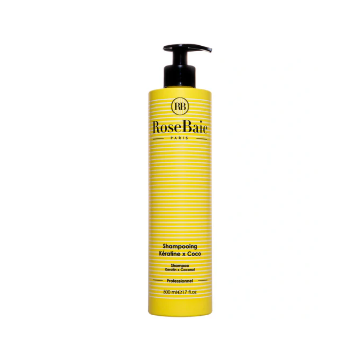 Rose Baie Shampoing Kératine & Huile de Coco 500ml