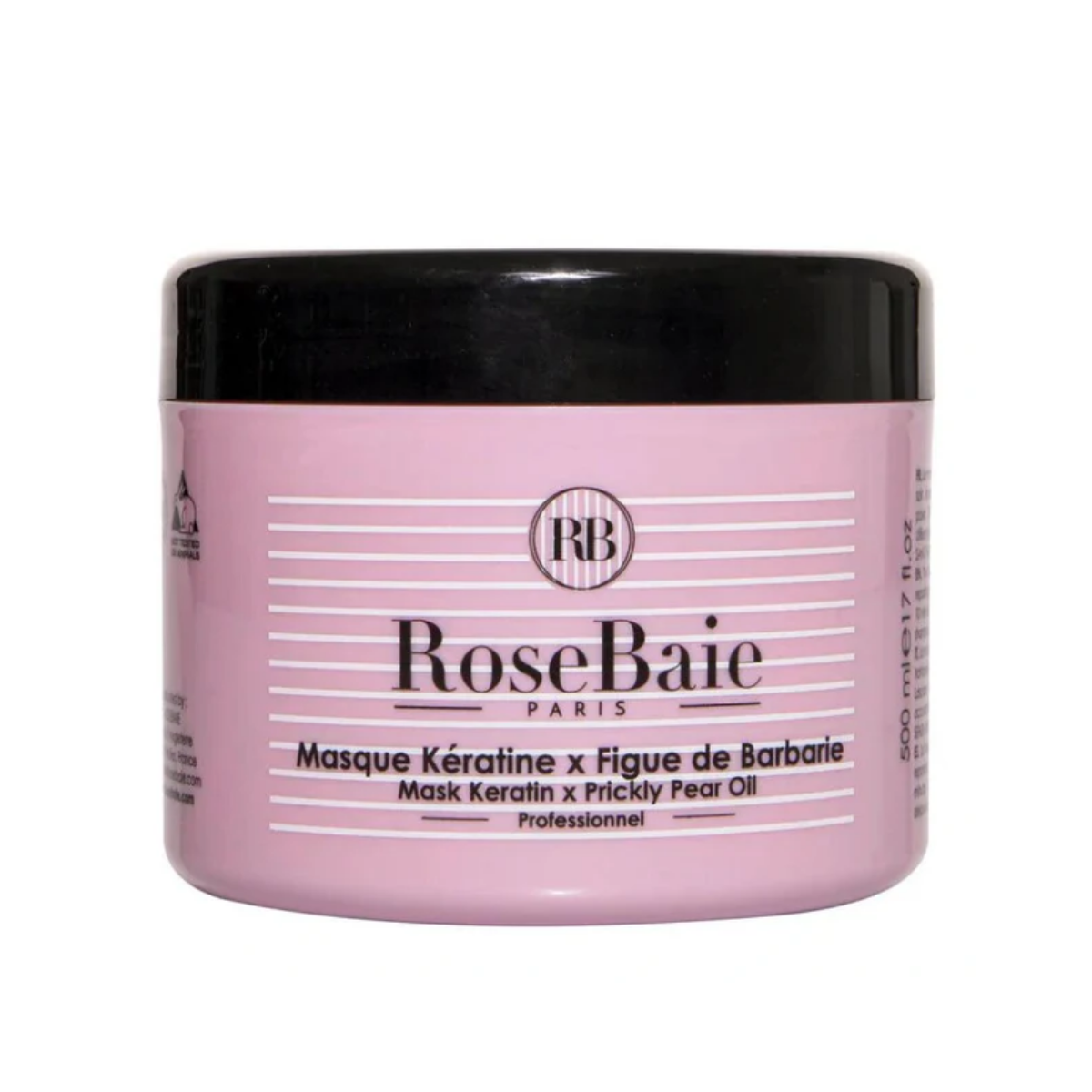 Rose Baie Masque Kératine Huile De Figue De Barbarie 500ml