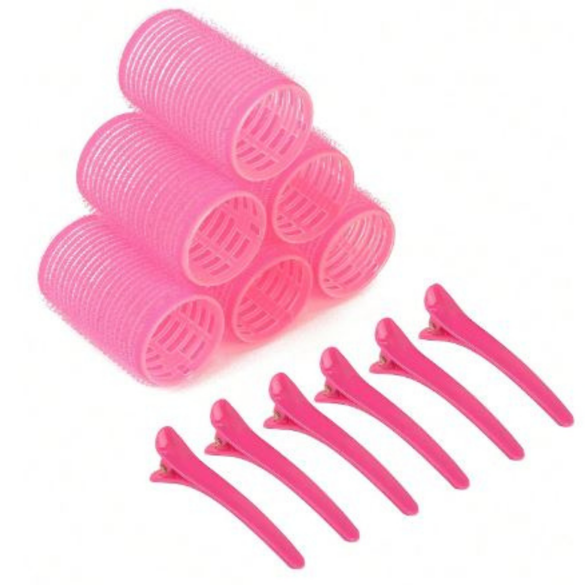 Rouleaux auto-adhésifs cheveux 6 pièces