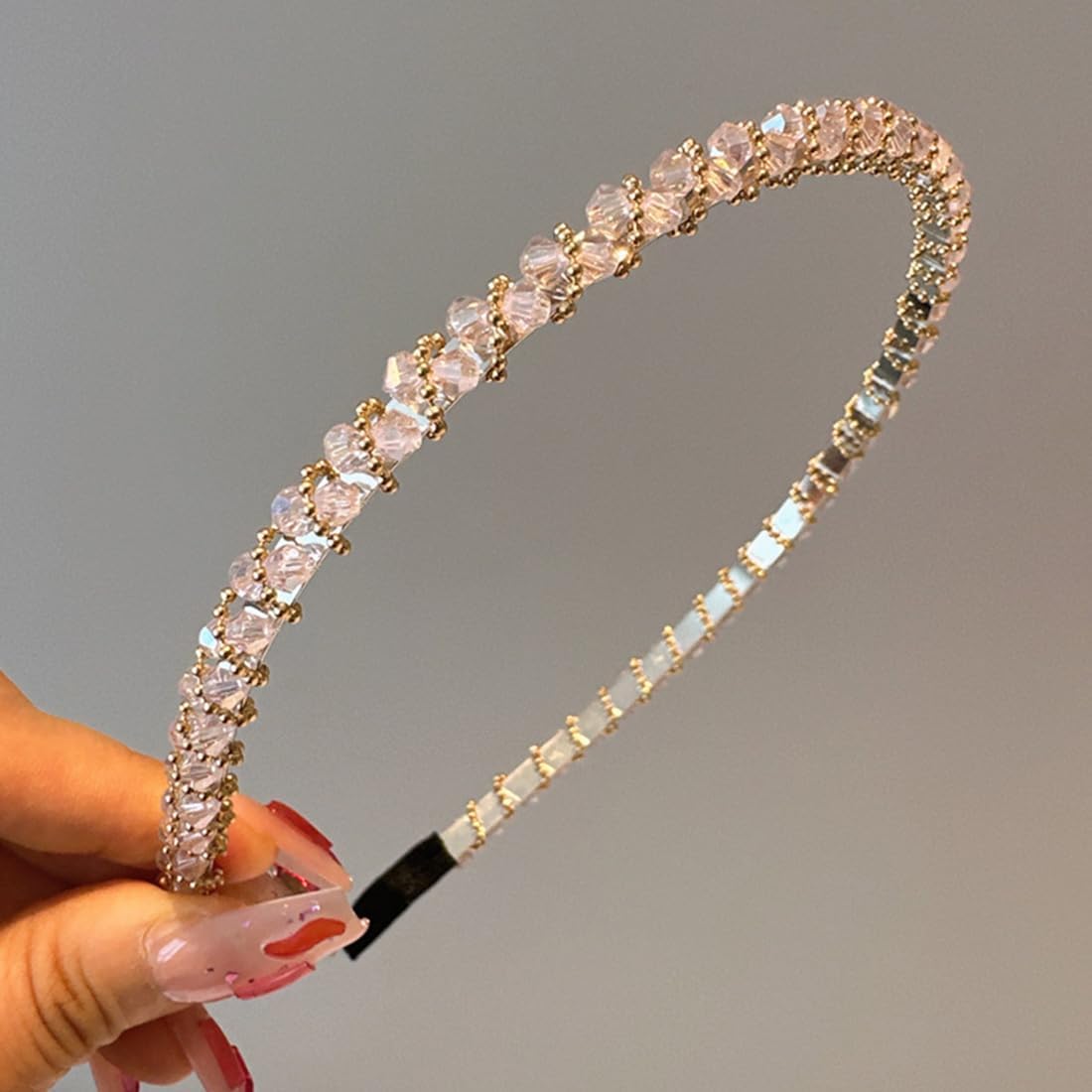 Serre-tête avec strass en cristal Serre-tête avec strass en cristal