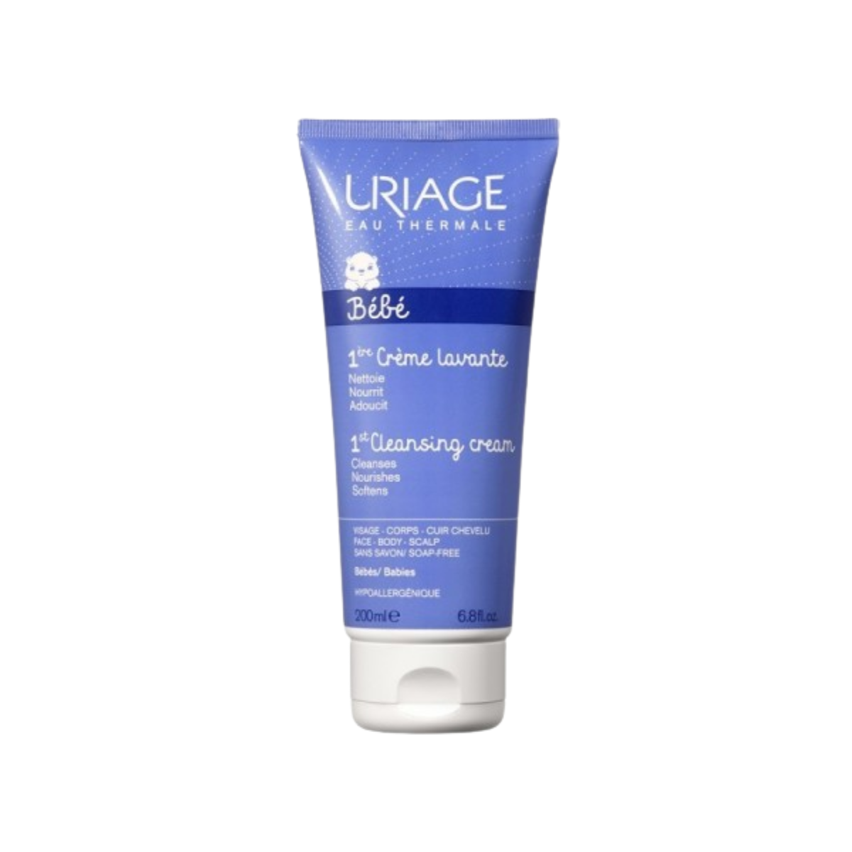 URIAGE BEBE CREME LAVANTE VISAGE CORPS ET CHEVEUX 200ML