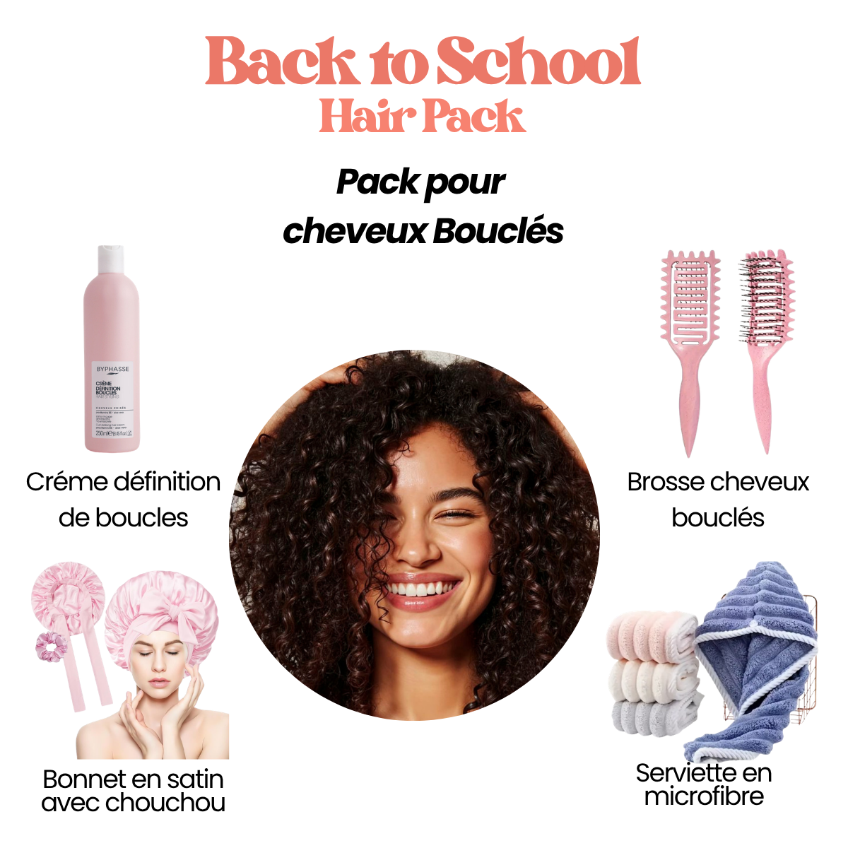 pack cheveux bouclés Pack Back To School Cheveux Bouclés