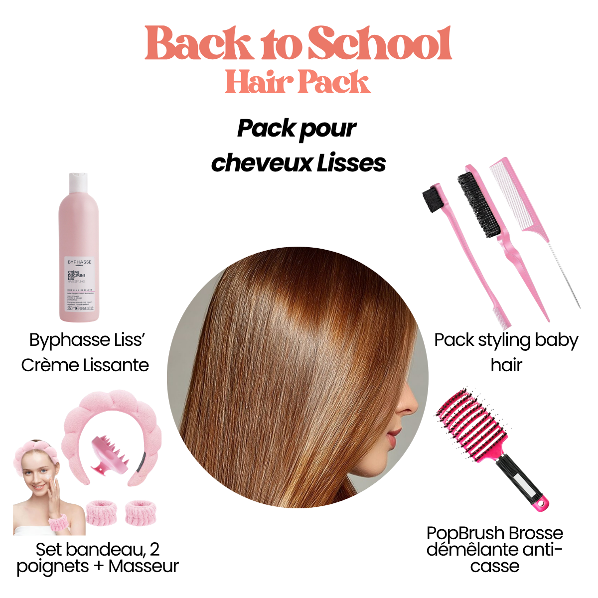 pack cheveux liss (1) Pack Back To School Cheveux Lisses